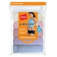 Hanes Women's Microfiber Boyshort, 6 Pack