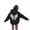 0#-Black343, variant on Kiijoy Girls Graphic Hoodie Casual Wing Print Long Sleeve Hooded Sweatshirt, Sizes 1-13