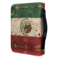 thumbnail image 3 of HELLHERO Mexican Flag Church Bible Bag with Protective Portable Bible Carrying Case for Outdoor, PU Leather Bible Cover for Christian Prayer, 3 of 12