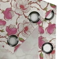 thumbnail image 4 of Ambesonne Flower Grommet Curtain, Pink Magnolia Garden, 50" x 96", Pink White Green, 4 of 6