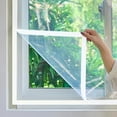 thumbnail image 3 of 1-Pack Transparent EVA Winter Curtain, Double-Layer Thermal, Hook & Loop, Dustproof, Windproof, Easy to Install., 3 of 6