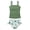 Green, variant on Lanbubble Girls Tankini Swimsuits for Teens 2 Piece Padded Bathing Suit Drawstring Swimwear Set 9-16T