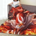 thumbnail image 6 of Vsdgher Red Leaf Flame Fox Ultra-Soft Micro flannel Blanket Throw Blankets for Couch Sofa, Bed (4 sizes)-50"x40", 6 of 7