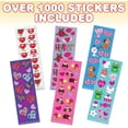 thumbnail image 5 of ArtCreativity Valentine’s Day Stickers for Kids – 100 Sheets with 1,600+ Holiday Stickers, Party Favors, Classroom Rewards, Goodie Bag Fillers for Boys & Girls, 5 of 7