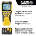 thumbnail image 3 of Kit de comprobador de cables Klein Tools VDV501-851 con engarzador y enchufe, 3 of 7