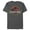 Charcoal Heather, variant on Men's Jurassic Park T Rex Logo Graphic Tee Black Large