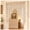 C#, variant on Lace Short Door Curtain with Tassels, Boho Sheer Curtains,Embroidered Sheer Rod Pocket Panel,Boho Doorway Decor for Small Windows, Closets and Cottage Rooms
