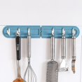 thumbnail image 2 of 2 ganchos de esquina creativos plegables para cocina, baño, gancho de perforación libre, gancho para puerta trasera, gancho de esquina para cocina creativa, gancho plegable para ga, 2 of 5