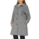 thumbnail image 4 of GRACE & GRANDEUR Abrigos de Invierno para Mujeres Talla Grande Chaquetas de Un Solo Botón Abrigos Largos 3X Gris, 4 of 6