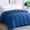 Dark Blue, variant on Oversized King Comforter 120x98 Inch, Extra Large Super King Size All Season Bedding, Lightweight Soft Quilted Down Alternative Duvet Insert, Fluffy Breathable Microfiber Comforter with 8 Corner Tabs