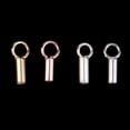 thumbnail image 3 of 10 piezas 925 perlas de engarce del tubo de la esterlina tapón resultados de la joyería de oro rosa Sunnimix Resultados de perlas de engarzado de tubo, 3 of 7