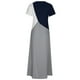 thumbnail image 4 of ICHUANYI Clearance Fashion Women Summer Casual Round-Neck Print Short Sleeve Loose Dress(Gray, M) ICHUANYI WER2023081202010, 4 of 8