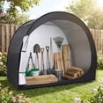 thumbnail image 4 of Costway Bike Storage Tent, Portable Bicycle Shed with Waterproof PU Coated Oxford Fabric, 4 of 12