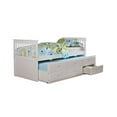thumbnail image 4 of Phillips Twin Size Captain Bed with Trundle Bed & 3 Drawers, White, 4 of 4
