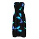 thumbnail image 3 of ICHUANYI Clearance Women's Summer Boho Style Floral Print Sleeveless One-Shoulder Dress(Blue, XXL) ICHUANYI WER2023081000758, 3 of 4