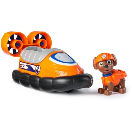PAW Patrol Hovercraft Vehicle with Collectible Zuma Figure, Sustainably Minded Toys for Kids Ages 3 