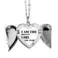 thumbnail image 1 of Soy la chica más valiente Alas de ángel collar colgante regalo de moda Unbranded M, 1 of 3