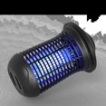 thumbnail image 3 of Asesino de mosquitos, lámpara eléctrica para moscas, exterminador de mosquitos con luz UV de 18 W, lámpara para matar moscas interior y exterior de 360°, fácil de limpiar, cobertura de 80 m², 3 of 5