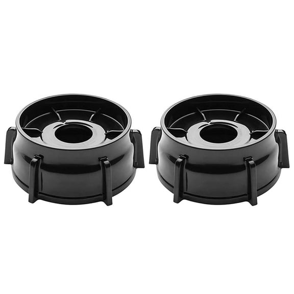 NEW 2Pcs 4902-003 Blender Jar Bottom for and Osterizer Blenders, Premium Replacement Parts (Black)
