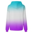 thumbnail image 3 of Vedolay Plus Size Tops Women 2023 Casual Button V Neck Hoodies Oversized Pullover Sweatshirt with Pockets,Sky Blue M, 3 of 4