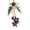 1#, variant on Pompotops Christmas Bell Hanging Ornaments Rustic With Pines Needle Bell Decoration Xmas Hanging Decorative Bell for Christmas Wreath Tree Door Decor