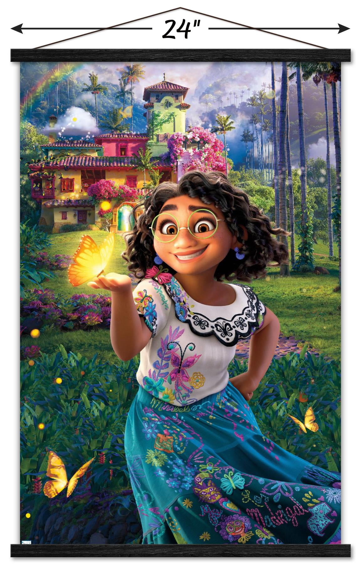 Disney Encanto - One Sheet Wall Poster with Wooden Magnetic Frame, 22.375" x 34"
