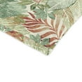 thumbnail image 3 of Jordan Manufacturing 44" x 22" Wesley Almond Green Leaves Rectangular Outdoor Chair Cushion with Ties and Hanger Loop, 3 of 11