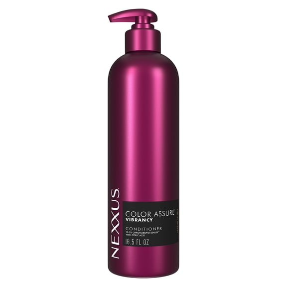 Nexxus Color Assure Conditioner for Color Treated Hair for Vibrancy Powered by Chromabond Sealer with Citric Acid, 16.5 Fl oz