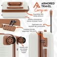 thumbnail image 4 of Maleta de Viaje Rígida Carry On De Mano Cabina modelo PALACE 20 Pulgadas 10 Kg Con Candado Alta Seguridad TSA LOCK Armored Travel, 4 of 9
