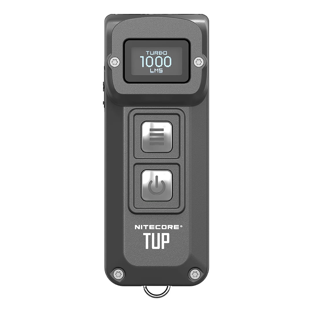 NITECORE TUP 1000 Lumen Rechargeable Everyday Carry Keychain Flashlight  (Gray)