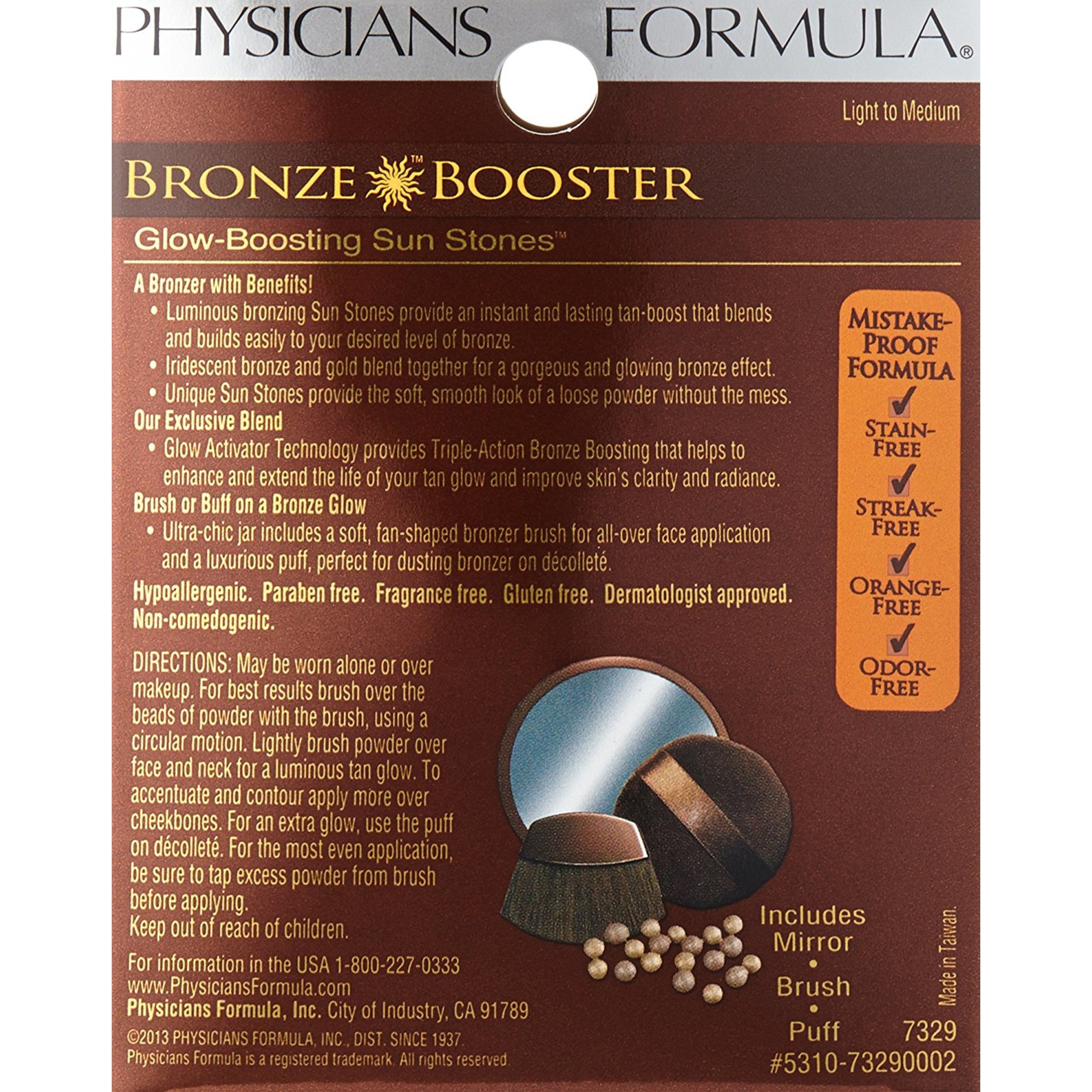Physicians Formula Bronze Booster Glow-Boosting Sun Stones, Light to Medium - image 4 of 5