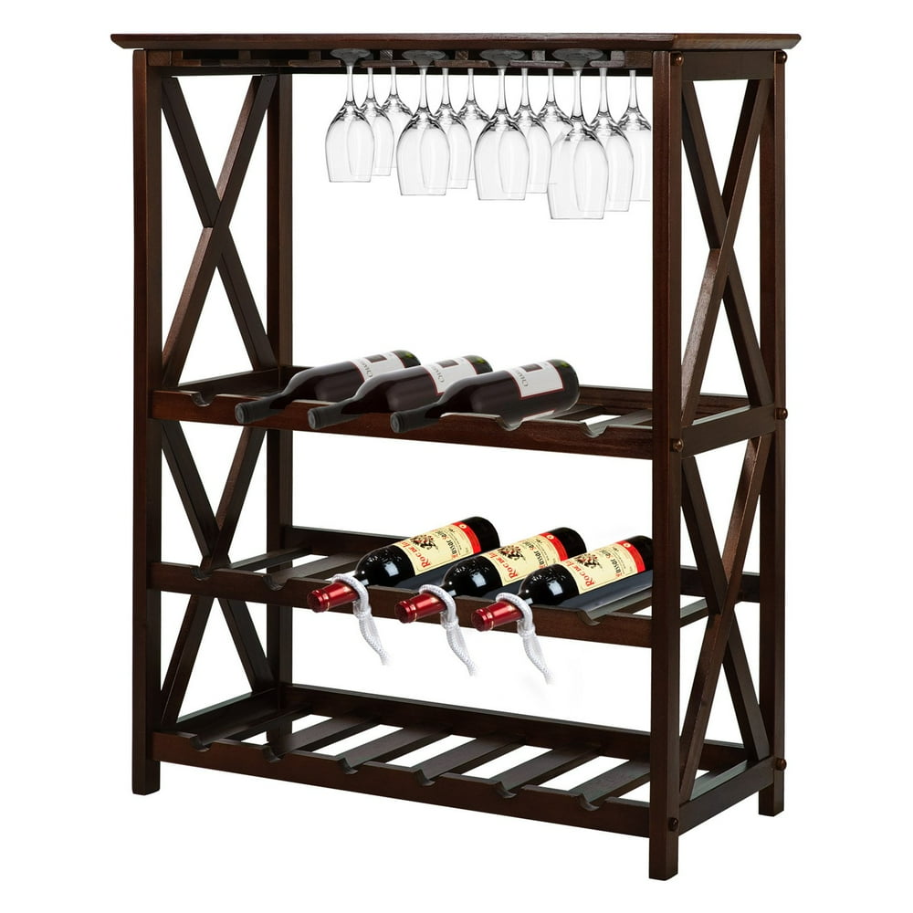 Furniture Montego X Wine Rack (Espresso)