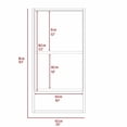 thumbnail image 7 of FM FURNITURE Modesto Engineered Wood Medicine Cabinet with Mirror in Black, 7 of 7
