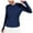 Navy, variant on DAFPZW Women's Long Sleeve Workout Shirts Athletic Crewneck Hiking Tops Tee Shirts with Thumb Hole