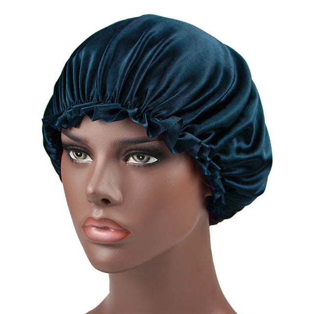 Outils de Beauté Bonnets en Satin pour Femmes Réversibles avec Doublure en Soie, Outils de Beauté pour Femmes