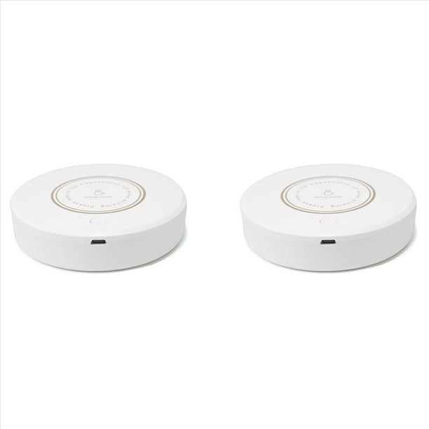 2X Agitador Magnético Compacto, Mini Mezclador Automático de Bebidas, Recargable por USB-C, Adecuado para Vasos de Vidrio y Cerámica