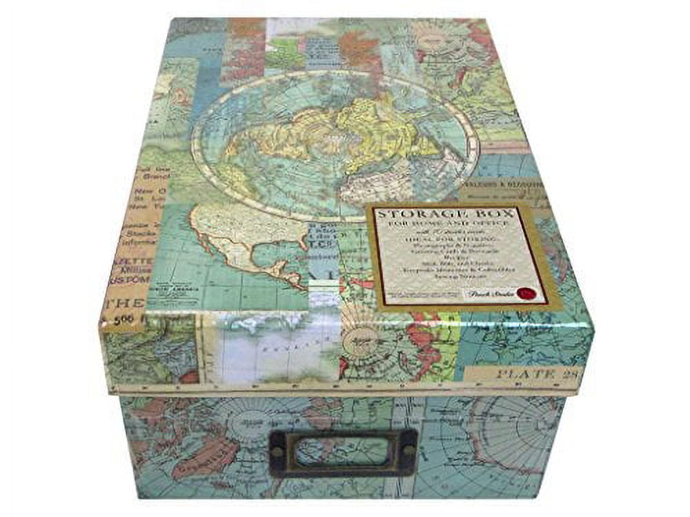Punch Studio Photo Box World Atlas