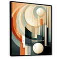 thumbnail image 2 of Designart "Abstract Shapes With Vanilla Vectors I" Abstract Shapes Floater Framed Canvas Prints, 2 of 5