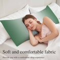 thumbnail image 5 of Dark Green Ombre Body Pillow Covers 20"x54", Modern Gradient Abstract Art Soft Brushed Microfiber Breathable Throw Pillow Covers, Decorative Pillowcase with Zipper for Couch Sofa Bedroom Living Room, 5 of 9