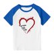 thumbnail image 3 of Blusas y camisas de manga corta con cuello redondo para niños y niñas, blusa de manga corta con estampado de cuello redondo, 3 of 7