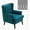 Teal, variant on Millwork Holdings,. Co Inc Elle Decor Celeste Tufted Velvet Accent Chair Teal