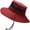 Red, variant on CoCopeaunts Large Bucket Hat for Men Big Brim Anti-UV Fishing Cap Breathable Mesh Fisherman Hat with Adjustable Chin Strap