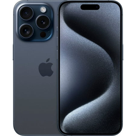 Restored Apple iPhone 15 Pro 512GB (T-Mobile) Blue Titanium MTU03LL/A Excellent Condition