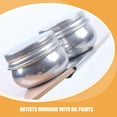 thumbnail image 3 of unbranded Paletas De Acero Inoxidable Con Doble Jarra Para Pintura Y Limpieza De Pinceles En Color Plata, 3 of 8