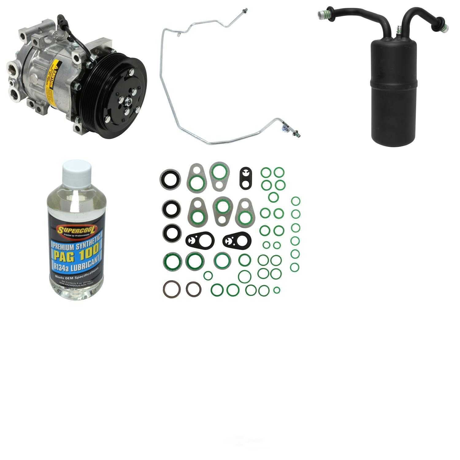 A/C Compressor and Component Kit -- Compressor Replacement Kit Fits select: 2002 DODGE RAM 2500, 2002 DODGE RAM 3500