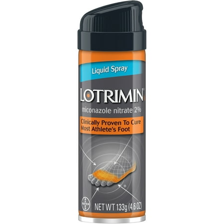 Lotrimin AF Athlete's Foot Liquid Spray, 4.6 Ounce Spray (Best Remedy For Athletes Foot)