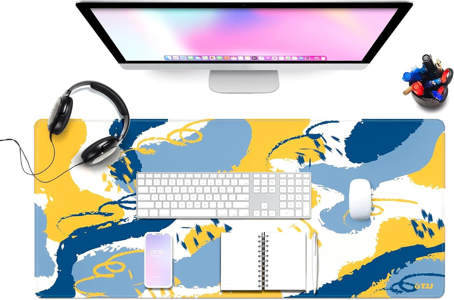 Large Mouse Pads for Desk Gaming Mouse Pad Extended Mouse Pad XXXL Mousepad 35.4 x 15.7 in, Table Mat, Desk Mat for Home Office, Pad for Laptop