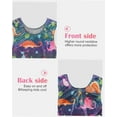 thumbnail image 5 of Gymnastics Leotards for Girls Dinosaur Sparkle Biketard Toddlers Kids Children, 5 of 6