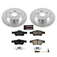 thumbnail image 3 of PowerStop Rear Z23 Evolution Sport Carbon-Fiber Ceramic Brake Pad and Drilled & Slotted Rotor Kit Fits: MERCEDES-BENZ Select Models K6569, 3 of 10