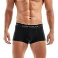 thumbnail image 2 of Sngxgn Men's Boxer Comfortable Boxer Underwear Cotton Boxers(Black,L), 2 of 5
